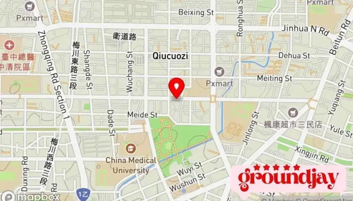 地图 捷合开发股份有限公司 室内设计 在 Taichung City, North District