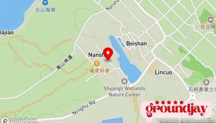 Jin Men Lan Shan Ke Zhan Min Su Blue Mountain Inn Jin Men Min Shi You Zhi Ping Jia Min Su Zhu Su 地圖 - Kinmen County, Jinning Township