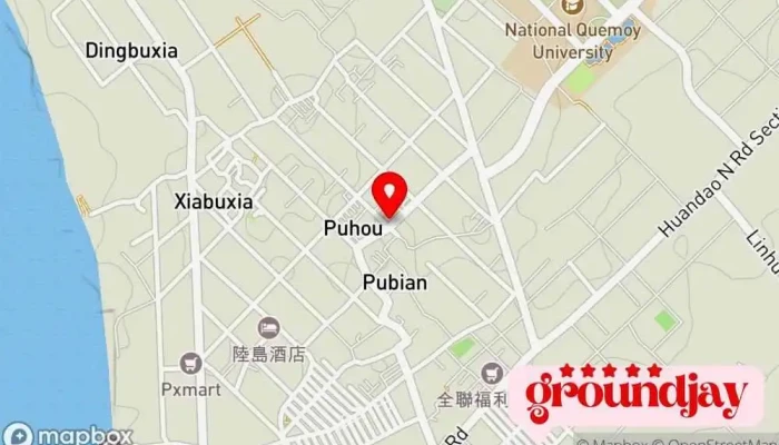 Jin Men Xian Bu Dong Chan Kai Fa Shang Ye Tong Ye Gong Hui 地圖 - Kinmen County, Jinning Township