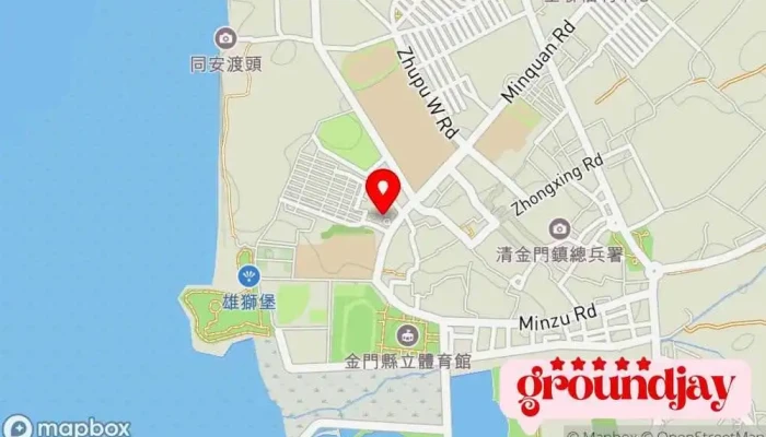 Jin Men Xian Cai Gou Zhao Biao Suo Jiu Wu Zi Chu 地圖 - Kinmen County, Jincheng Township