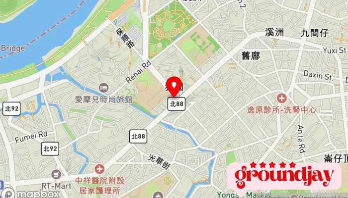 Jin Wang Kuan Pin 地圖 - New Taipei City, Yonghe District