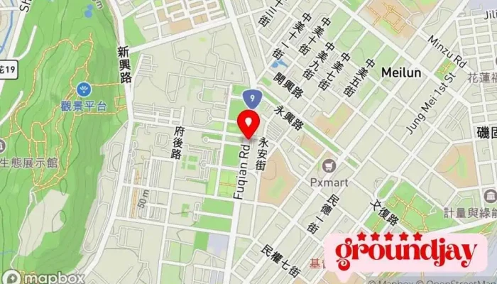 地图 金银岛互联网科技股份有限公司 广告公司 在 Hualien County, Hualien City