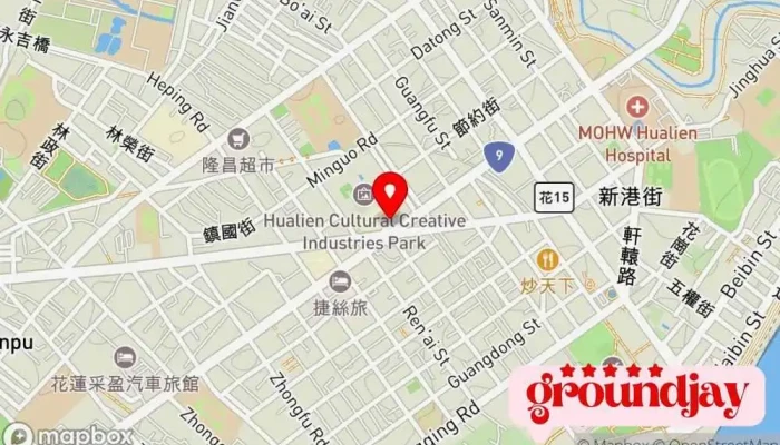 地图 精禾美甲 美甲店 在 Hualien County, Hualien City