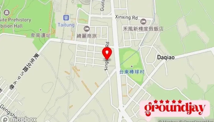 Jing Jie Nuo Huan Bao Ke Ji Gong Cheng Xing Gao Ya Shui Dao Tong Guan 地圖 - Taitung County, Taitung City
