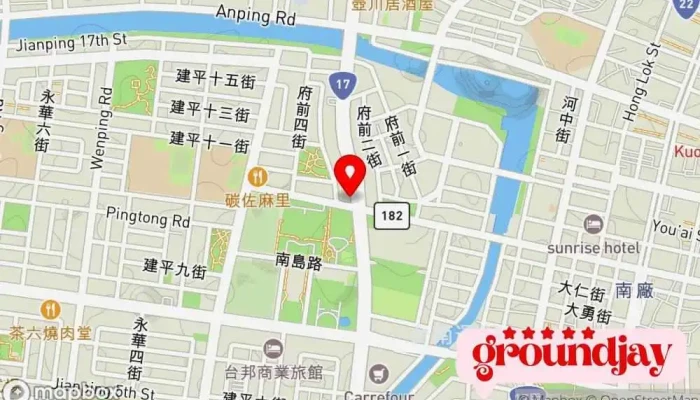 Jing Qing Guo Ji Dian Zi Shang Wu You Xian Gong Si 地圖 - Tainan City, Anping District