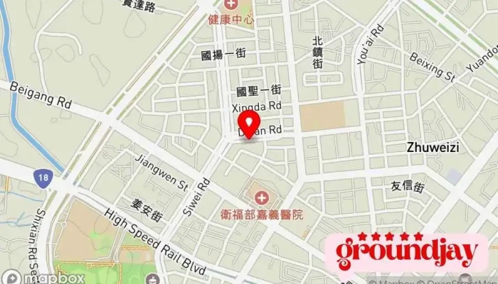 地图 鲸语建设开发有限公司 建筑公司 在 Chiayi City, West District