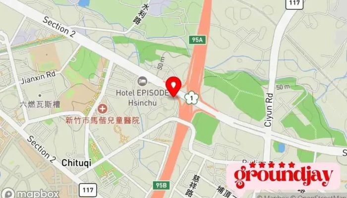 Jing Yuan Dian Zi Gu Fen You Xian Gong Si 地圖 - Hsinchu City, East District
