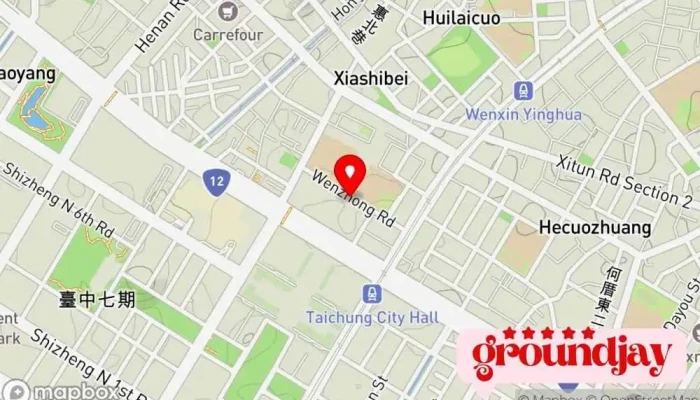 地图 巨升开发：台湾隐赋 固定基地运营商 在 Taichung City, Xitun District