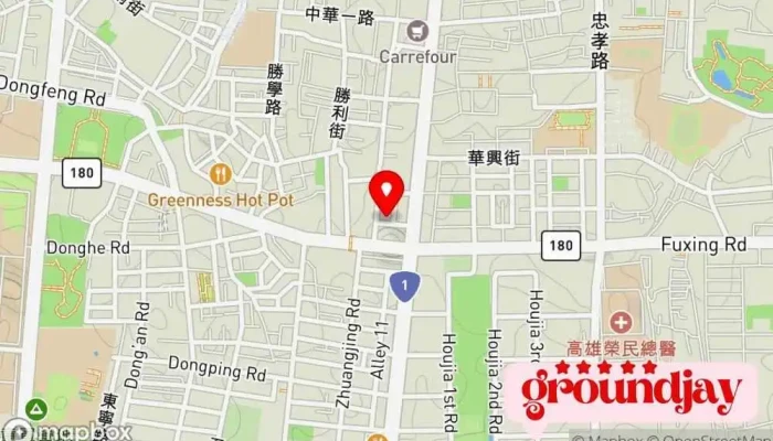 Jun Cheng Kong Jian She Ji Shi Wu Suo  Ruan Zhuang Jia Ju Bu Zhi 地圖 - Tainan City, Yongkang District