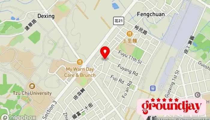 Kai Fa Ren Li Zhong Jie You Xian Gong Si   Hua Lian 地圖 - Hualien County, Hualien City