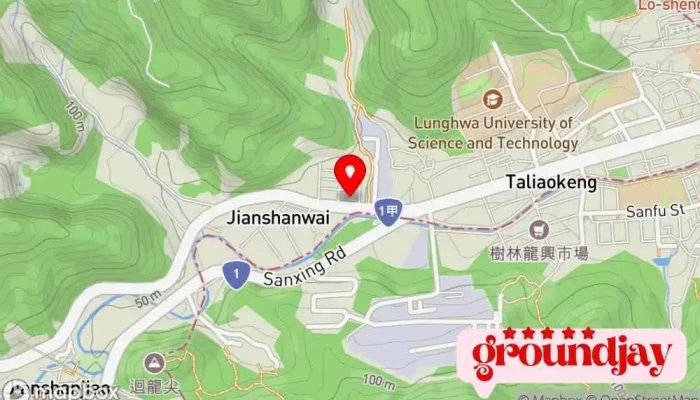 Kai Feng Zhi Wang Sheng You Xian Gong Si 地圖 - Taoyuan City, Guishan District