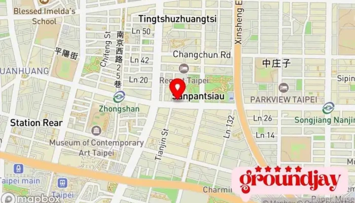 Kai Qi Chuang Yi Katchi Banding Creativity 地圖 - Taipei City, Zhongshan District
