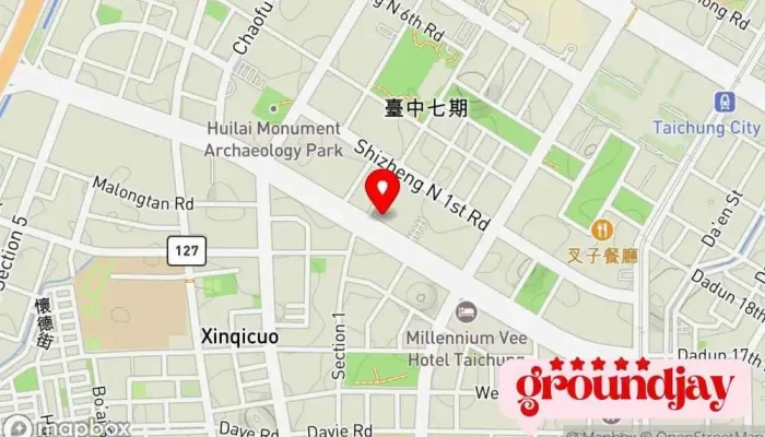 Ke Li Le Zui Mei Yu Yue AppYu Yue Zhi Yao Bi Ke Ji Gu Fen You Xian Gong Si Tai Zhong Ban Gong Shi 地圖 - Taichung City, Xitun District