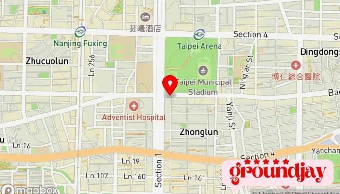 Kuai Dian Xing Xiao 地圖 - Taipei City, Songshan District