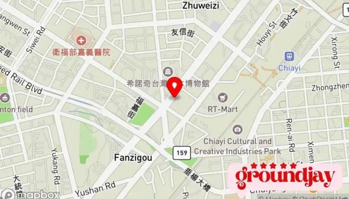 地图 快乐1300｜嘉义时尚酒馆 人才中介机构 在 Chiayi City, West District