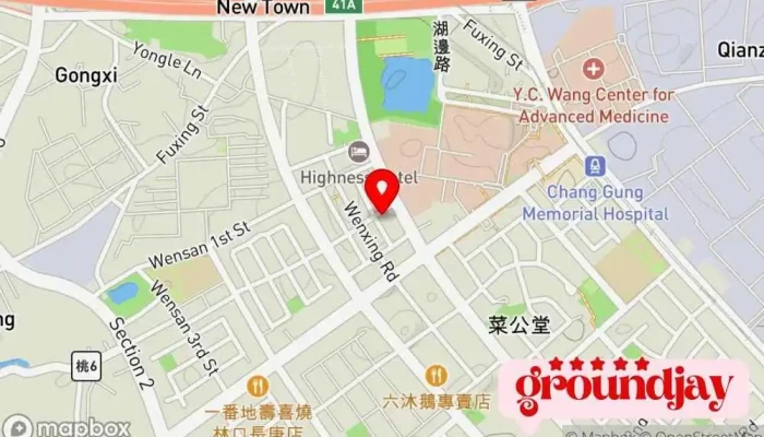 Kuai Le Shu Gong Zuo Fang Quan Nao Kai Fa 地圖 - Taoyuan City, Guishan District