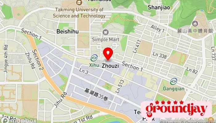 Kuang Dian Ruan Ti Kai Fa Gu Fen You Xian Gong Si 地圖 - Taipei City, Neihu District