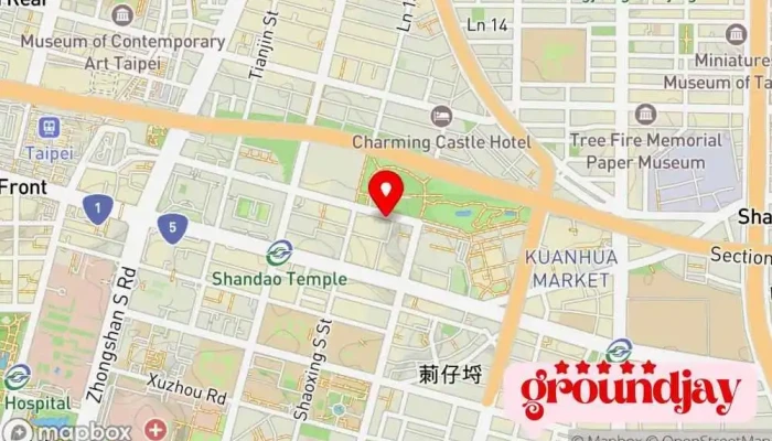Lai Qing De Xiao Mei Qin Quan Guo Jing Xuan Zong Bu 地圖 - Taipei City, Zhongzheng District