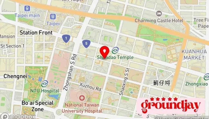 Li Cai Wen Hua Qi Ye Gong Guan 地圖 - Taipei City, Zhongzheng District