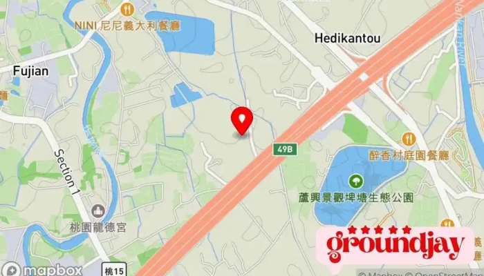 Li Ke Gua  Chuang Yan Sheng Ji You Xian Gong Si 地圖 - Taoyuan City, Taoyuan District