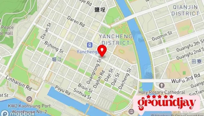 地图 亮易科技有限公司 计算机软件店, 网站设计师 在 Kaohsiung City, Yancheng District