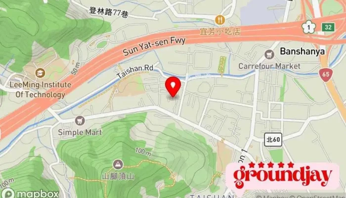 Lin Guo Shu Wei Wang Ye She Ji  Tai Bei Gong Si 地圖 - New Taipei City, Taishan District