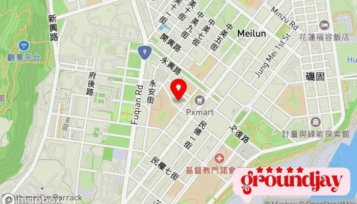 Ling Yun Si Cun Guo Zhai 地圖 - 花莲市
