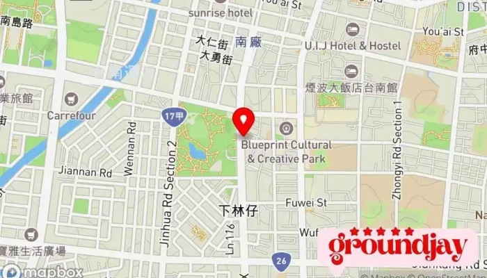 Liu Bai Fan Chao Shan Sha Guo Zhou 地圖 - Tainan City, South District