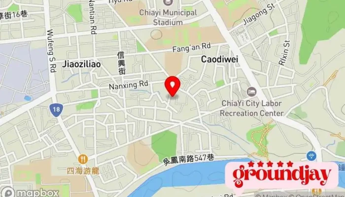 Mao De Jiao Yin IdeaGong Zuo Shi 地圖 - Chiayi City, East District