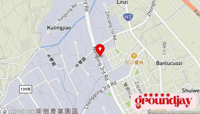 地图 美上镁科技股份有限公司 金属加工店, 金属表面处理商 在 Nantou County, Nantou City
