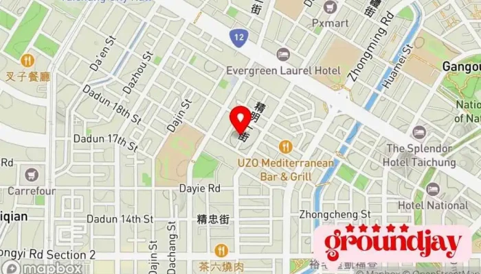 Mi Luo Ke Ji  Wang Zhan She Ji 地圖 - Taichung City, West District