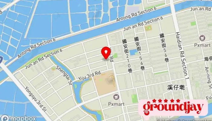 Mi Ting Wu Yan Tan Huo Shao Rou Tai Nan Dian 地圖 - Tainan City, Annan District
