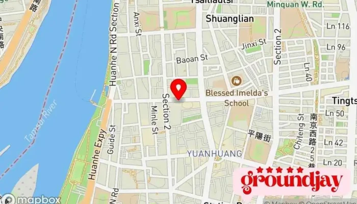 Mi Tuan Zhi Zao Suo Yi An Ban Tan Yuan Ji Di 地圖 - Taipei City, Datong District