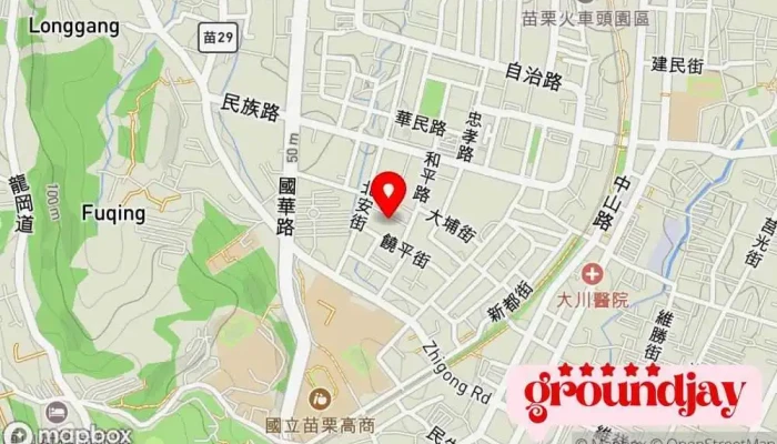 Miao Li Yong Li Dian Zi You Xi Chang Lao Hu Ji Slot Bin Guo Bingo Bai Jia Le Baccart 地圖 - Miaoli County, Miaoli City