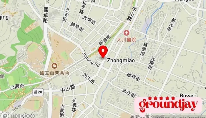 Ming Men Dian Qi Gu Fen You Xian Gong Si 地圖 - Miaoli County, Miaoli City