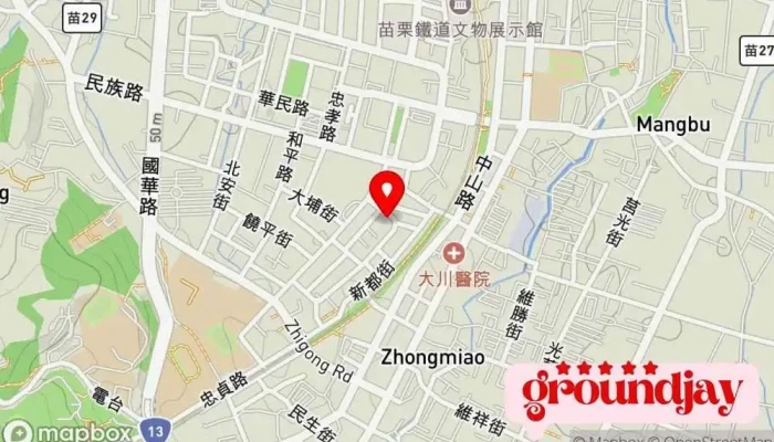 地图 莫林髮型 美容院 在 Miaoli County, Miaoli City