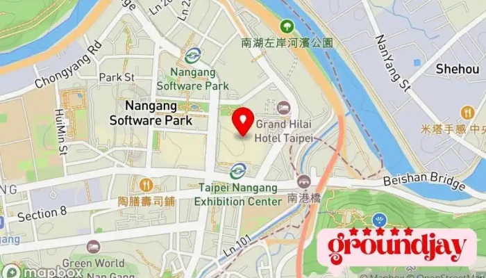 Nan Gang Zhan Lan Guan 地圖 - Taipei City, Nangang District