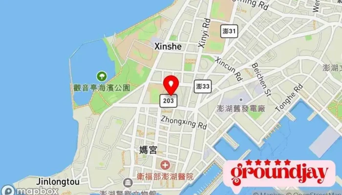 Peng Hu Xian Hou Bei Zhi Hui Bu 地圖 - Penghu County, Magong City