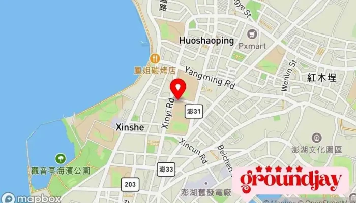 Peng Hu Xian She Qu Da Xue 地圖 - Penghu County, Magong City