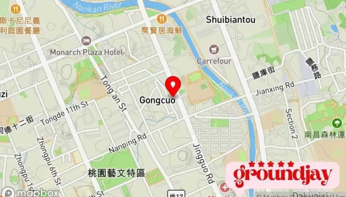 Pin Guang Ban Dao Ti Gu Fen You Xian Gong Si She Ji Kai Fa Zhong Xin 地圖 - Taoyuan City, Taoyuan District