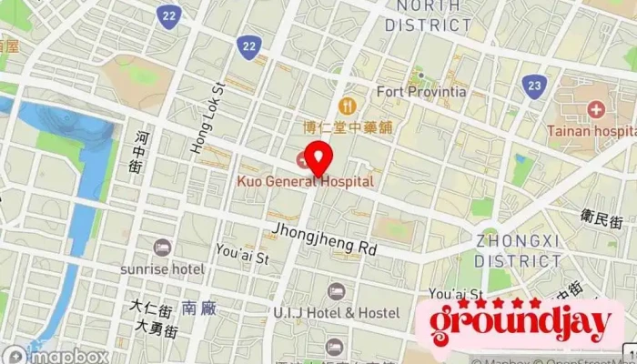 Ping Xing Ke Ji Dian Shang 地圖 - Tainan City, West Central District