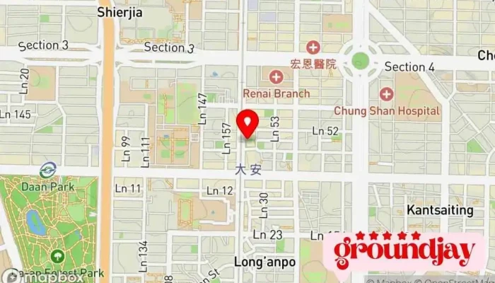 Qian Jin Guo Ji Gu Fen You Xian Gong Si 地圖 - Taipei City, Da’an District