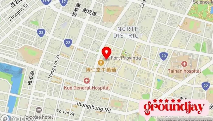 Qian Ke Lei Lei Ju Le Bu 地圖 - Tainan City, West Central District
