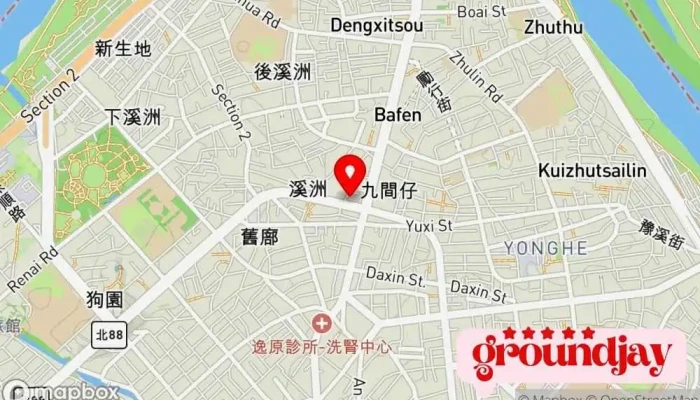 Qian Wang Shu Wei Zi Xun You Xian Gong Si 地圖 - New Taipei City, Yonghe District