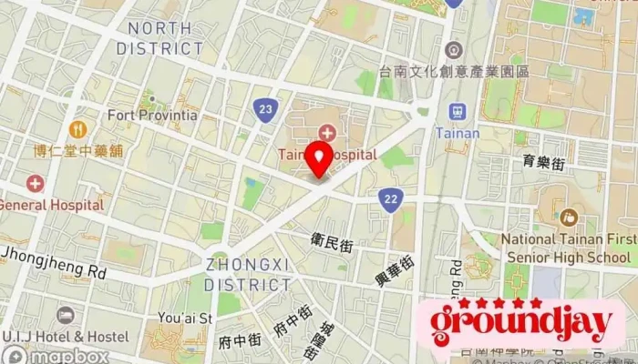 Qian Zhan Shu Wei Ke Ji You Xian Gong Si 地圖 - Tainan City, West Central District