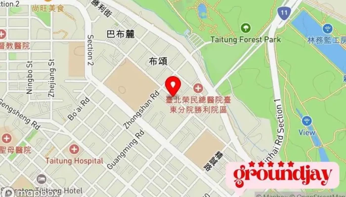 地图 千之妍极致美学工作室 美容师 在 Taitung County, Taitung City