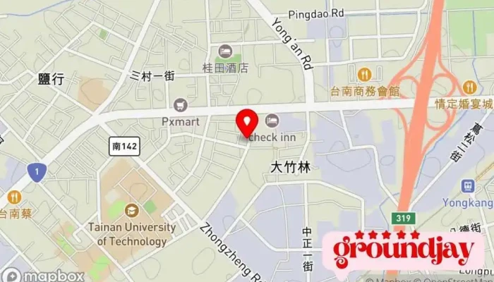 Qing Song Guan Zu Wu Zhong Xin 地圖 - Tainan City, Yongkang District