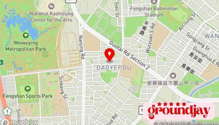 地图 裘克斯形象網站專案﹙由提多創意設計有限公司所建立﹚ 网站设计师 在 Kaohsiung City, Fengshan District