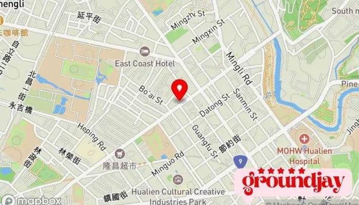 Quan Guo Dian Zi Hua Lian Lin Sen Men Shi 地圖 - Hualien County, Hualien City