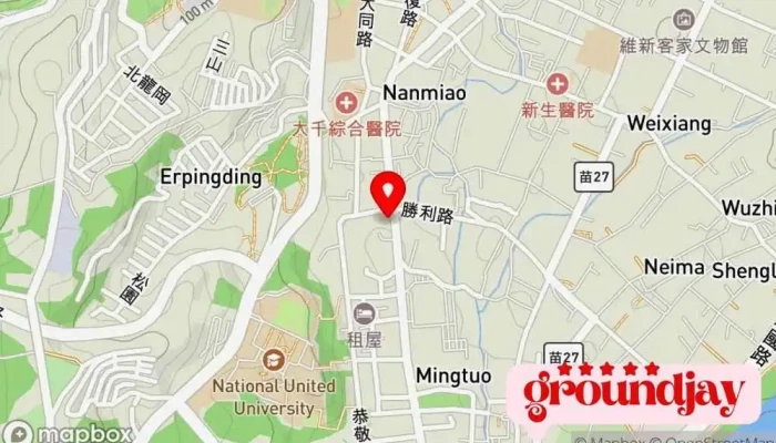 Quan Guo Dian Zi Miao Li Zhong Zheng Er Men Shi 地圖 - Miaoli County, Miaoli City